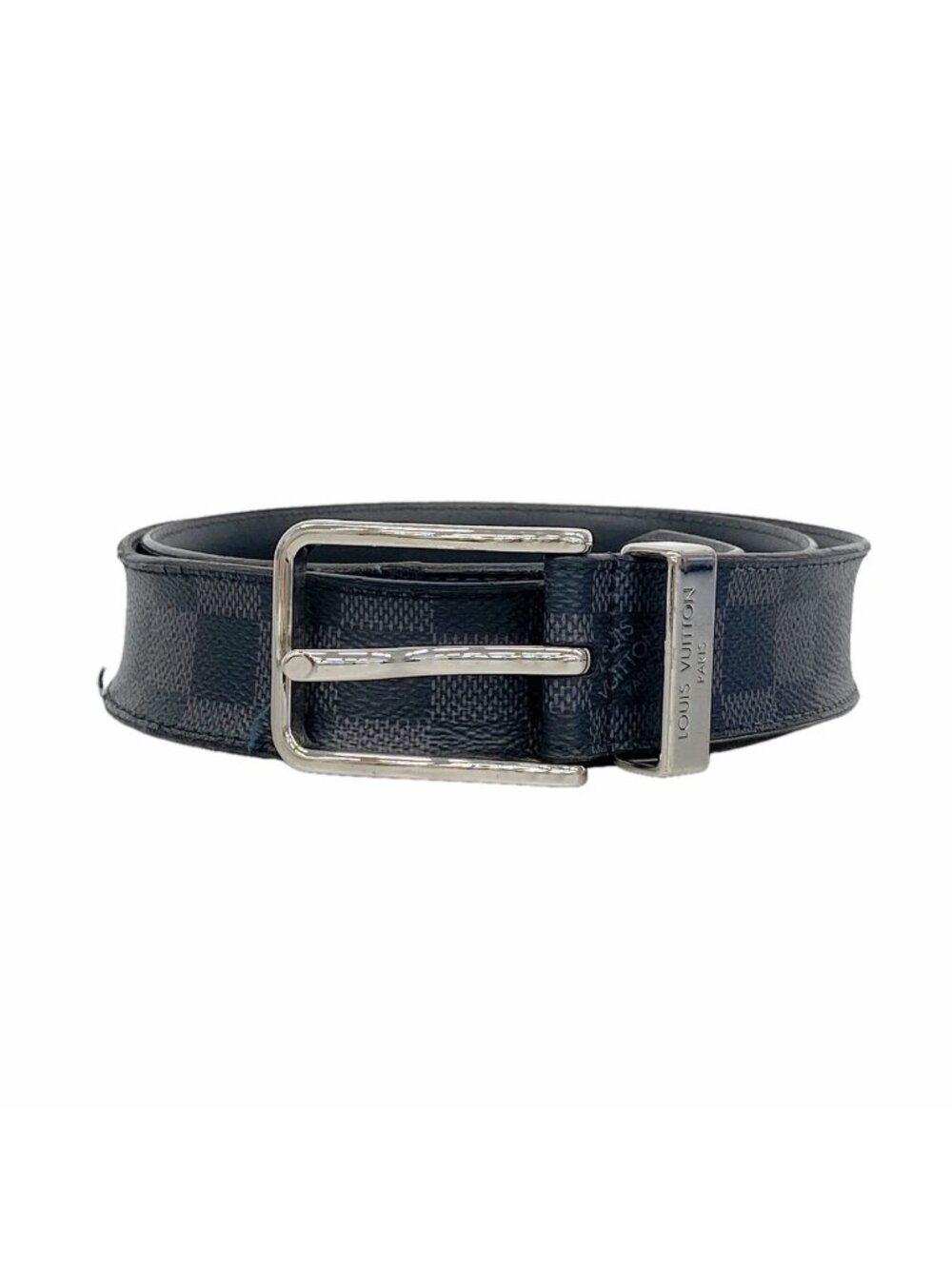 Louis Vuitton Belt Damier Graphite Ceinture Pont Neuf Black